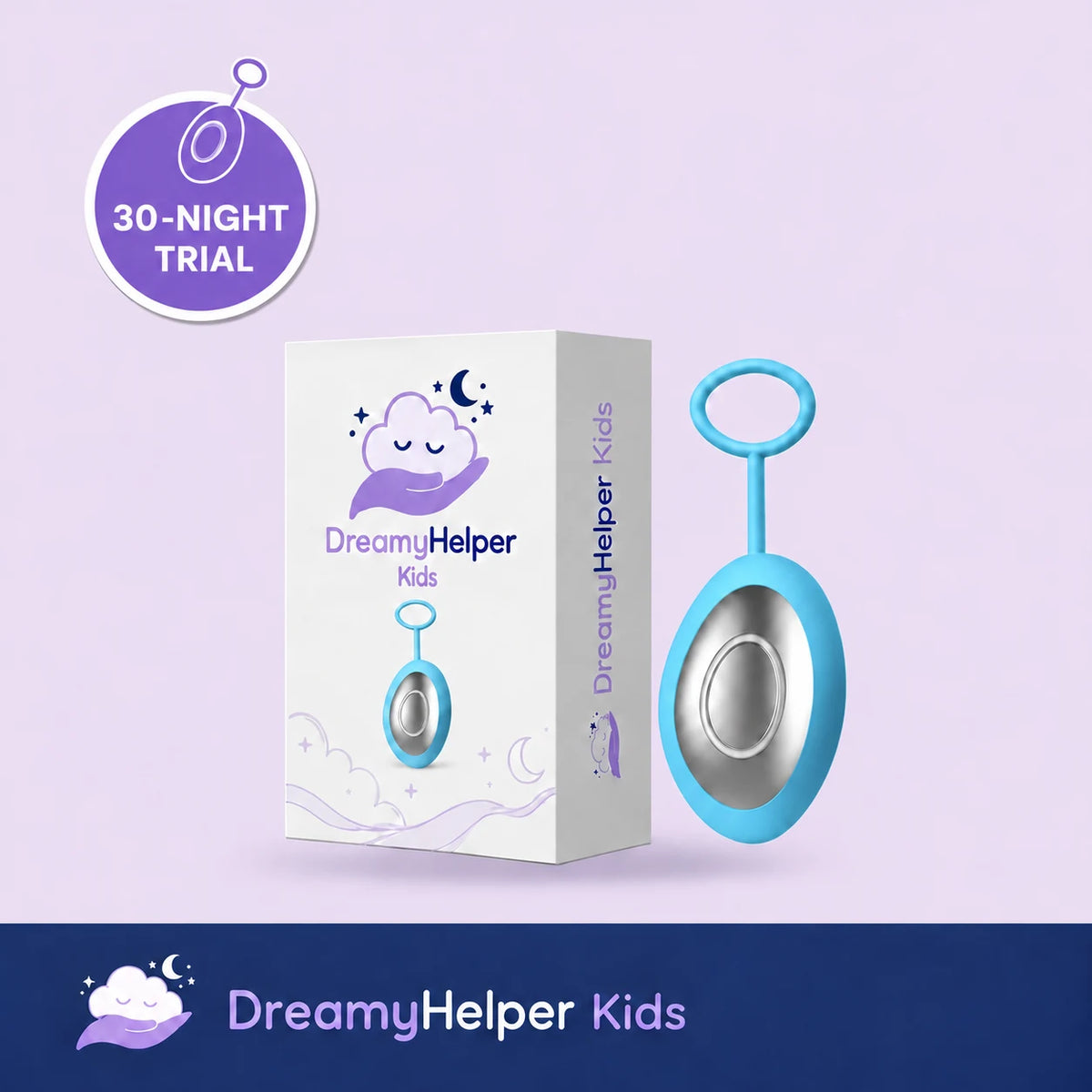 DreamyHelper Kids in blue with packaging