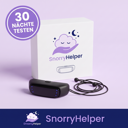 SnorryHelper™ mit Verpackung und Kopfband, 30 Nächte testen